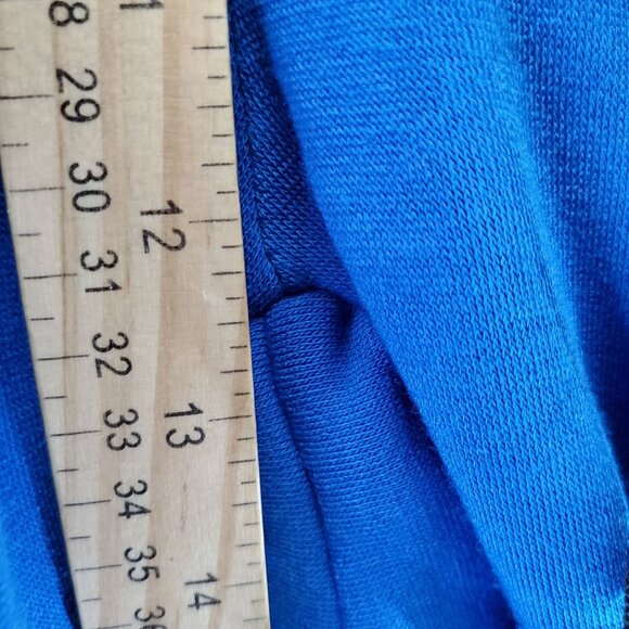 Ashley Stewart Suit Women Size 2X Royal Blue Rainbow Stripe Sweat Set *NWT* - Picture 14 of 16